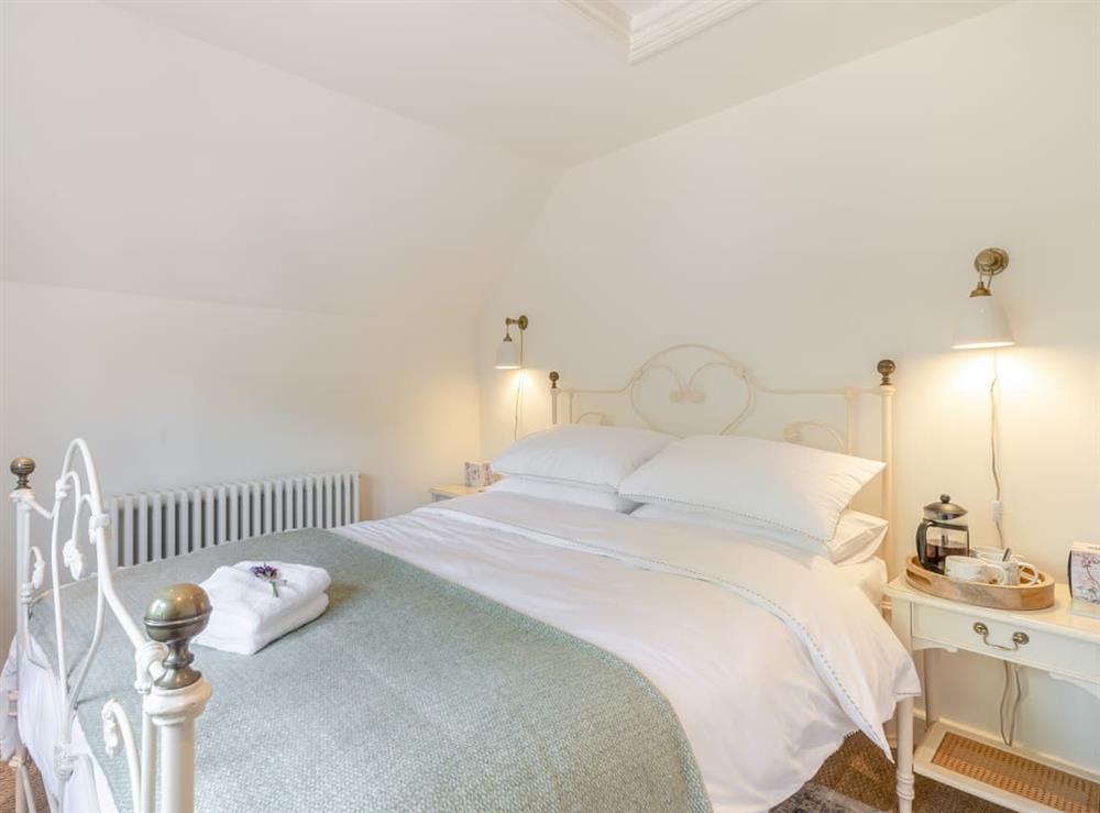 Double bedroom at Hope Cottage in Barsham, near Beccles, Suffolk