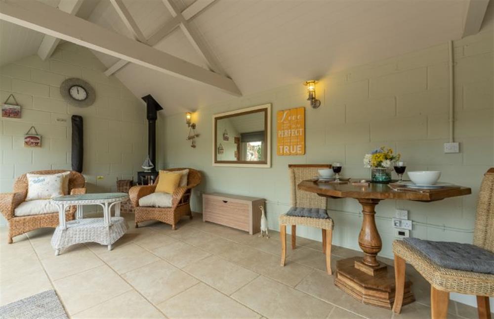 Ground floor: Wood burning stove and underfloor heating for cooler months at Hope Cottage, Holme-next-the-Sea near Hunstanton