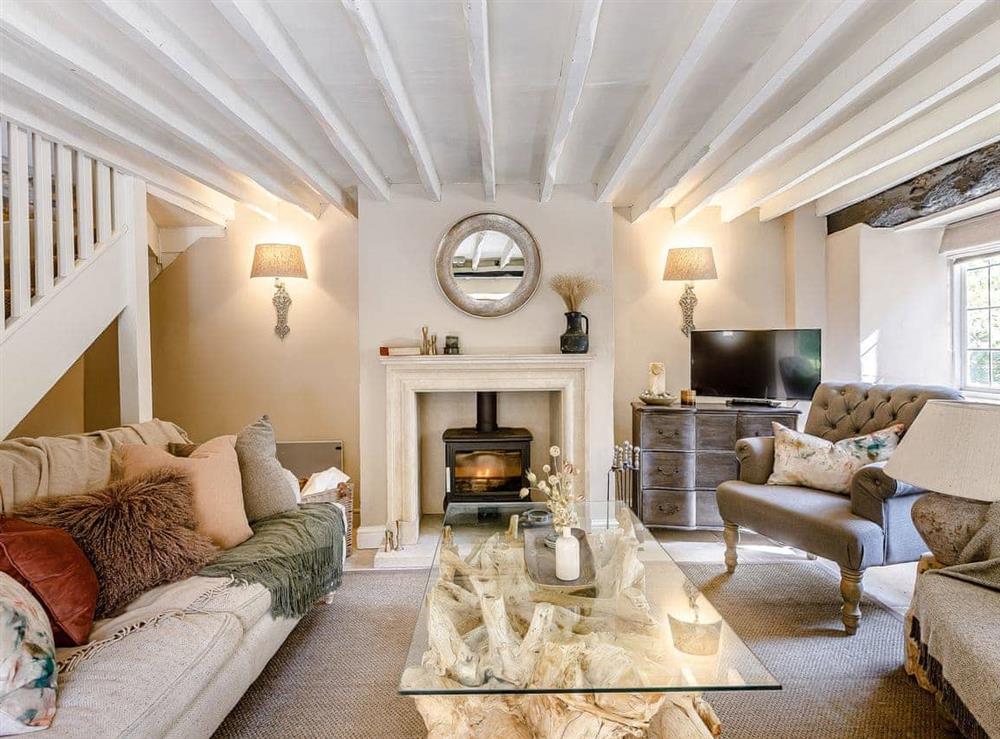 Living area at Hope Cottage in Longborough, near Moreton-In-Marsh, Gloucestershire