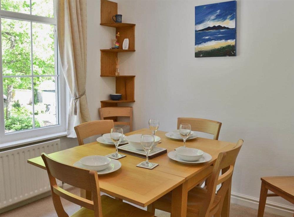 Dining room at Hope Cottage in Meathop, near Grange-over-Sands, Cumbria