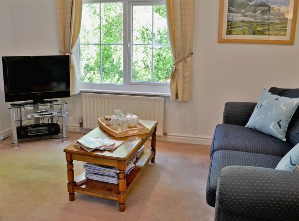 Living room at Hope Cottage in Meathop, near Grange-over-Sands, Cumbria