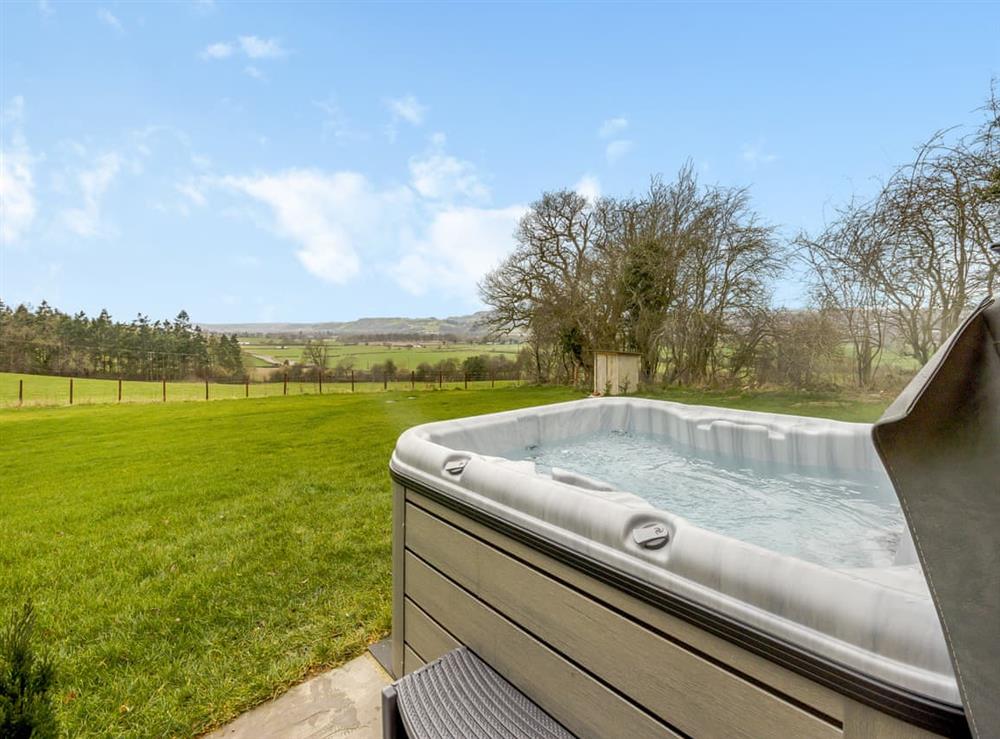 Hot tub at Hope Hideaway in Trewern, near Welshpool, Powys