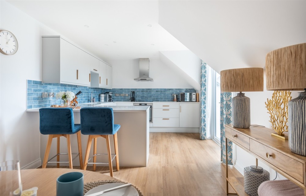 This is the kitchen at Hope Retreat in Thurlestone