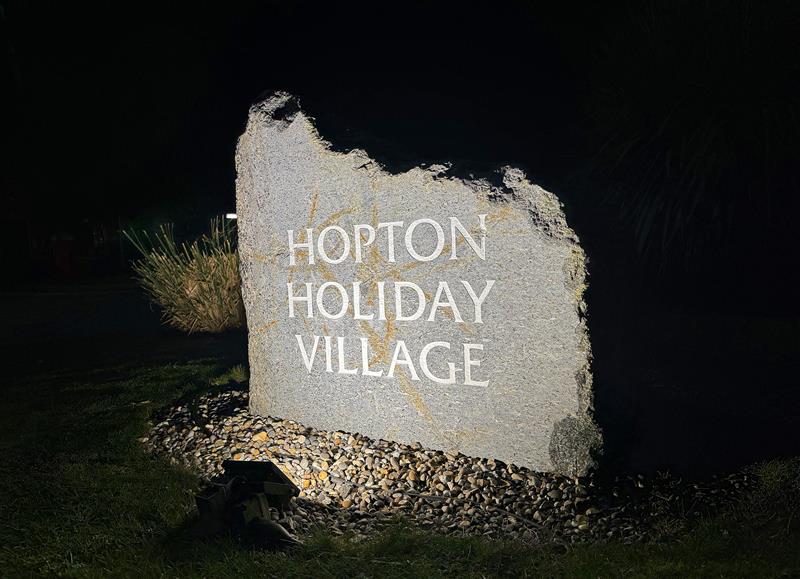 The garden at Hopton Lodge Retreat, Hopton-On-Sea