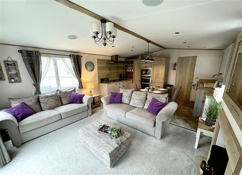 This is the living room at Hopton Lodge Retreat, Hopton-On-Sea