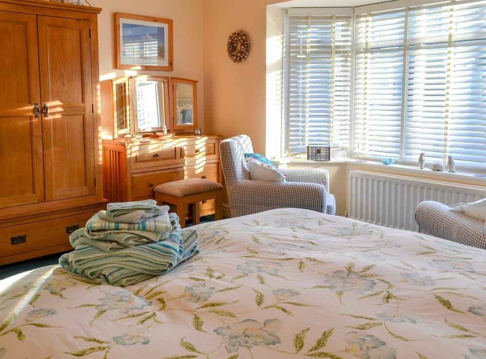 Spacious bedroom with kingsize bed (photo 2) at Horcum View in Lockton, near Pickering, North Yorkshire