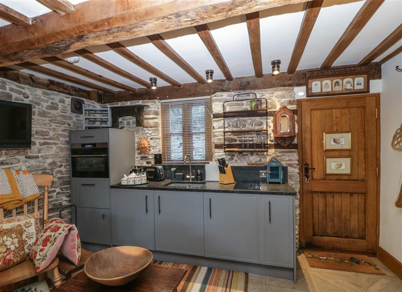 This is the kitchen at Horders Cottage, Hay-On-Wye
