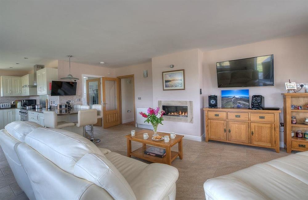 The living room at Horizons in Four Mile Bridge, Holyhead, Anglesey, Gwynedd