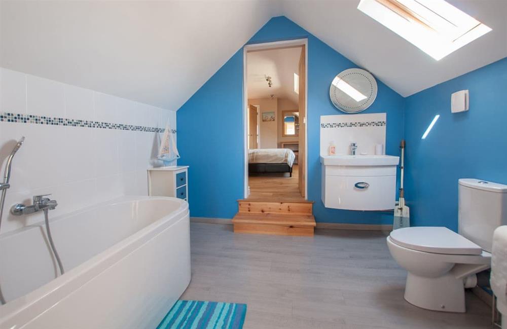 This is the bathroom at Horizons in Four Mile Bridge, Holyhead, Anglesey, Gwynedd