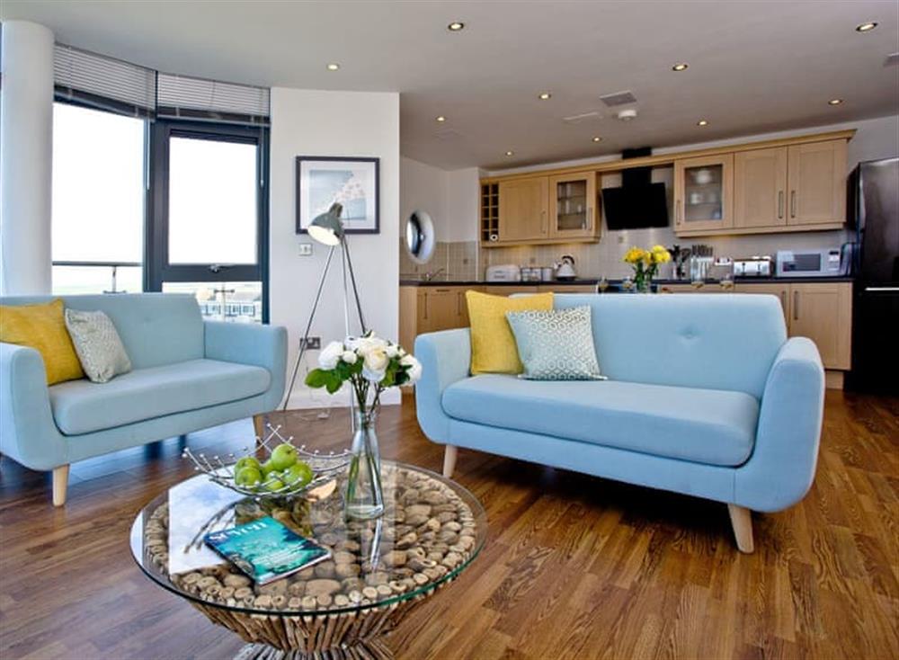 Open plan living space (photo 2) at Horizons View Penthouse in , Newquay
