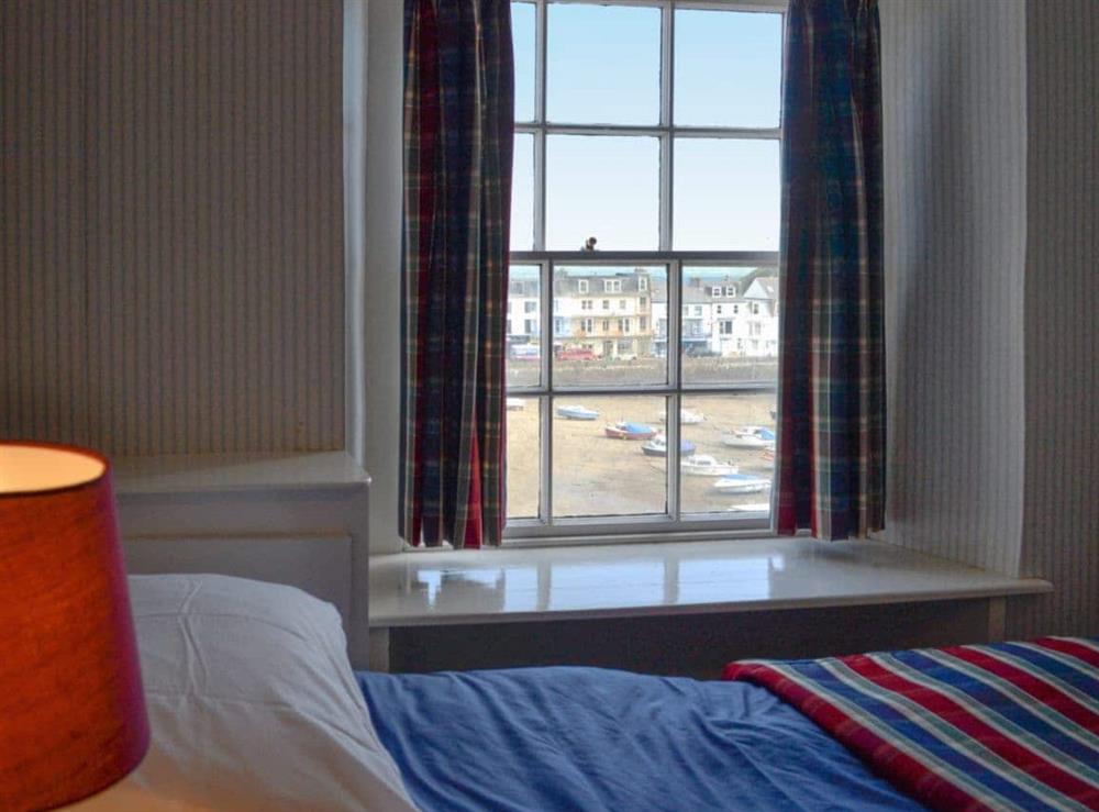 Harbour views from the twin bedroom at Hornblower in Ilfracombe, North Devon., Great Britain