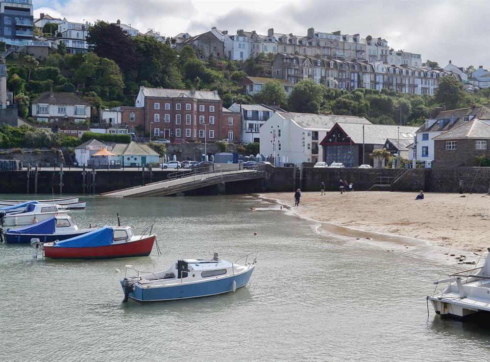 The picturesque Ilfracombe harbour at Hornblower in Ilfracombe, North Devon., Great Britain