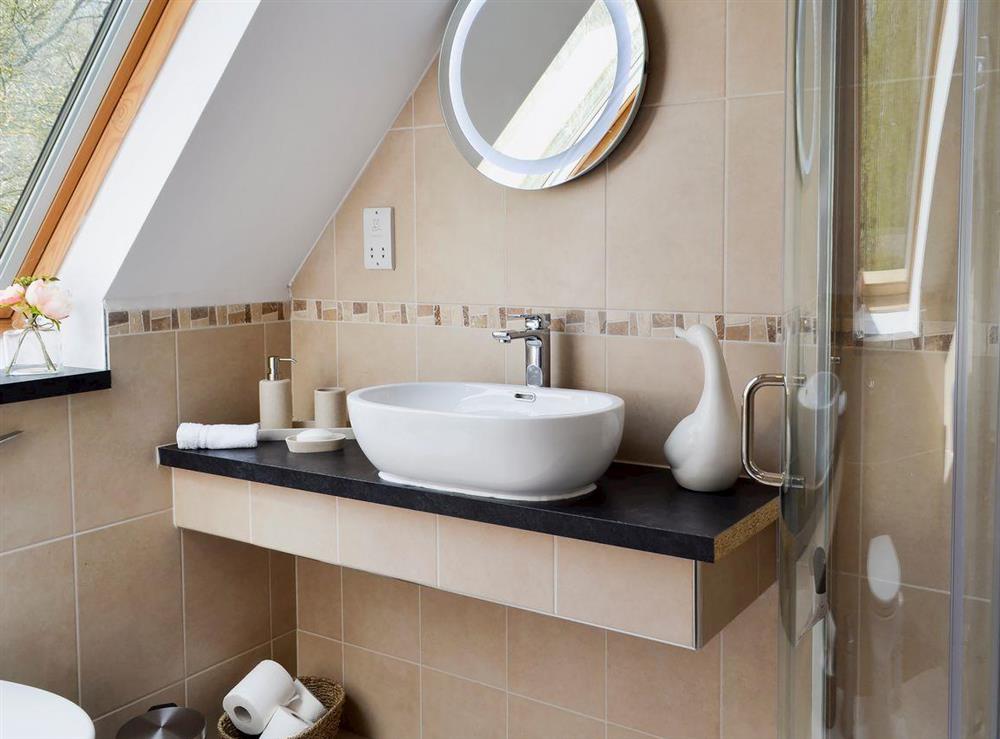 En-suite at Horncombe Stables in Ardingly, near Haywards Heath, Sussex, West Sussex