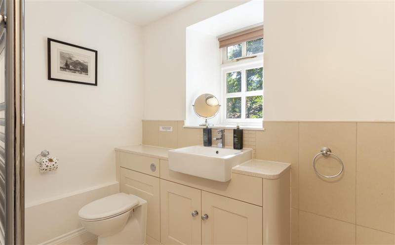 The bathroom at Horner Cottage, Luccombe