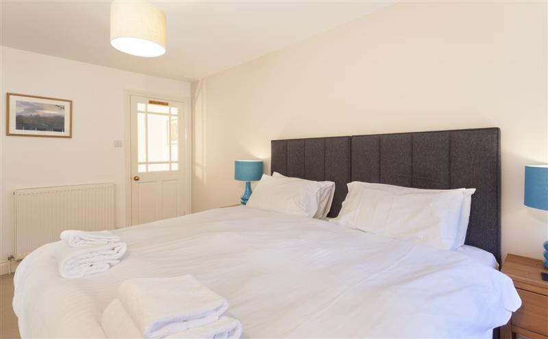 This is the bedroom at Horner Cottage, Luccombe