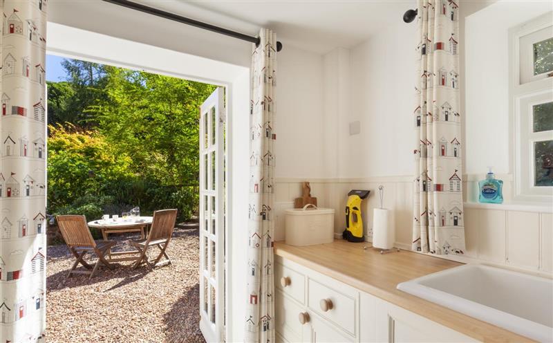 This is the kitchen at Horner Cottage, Luccombe