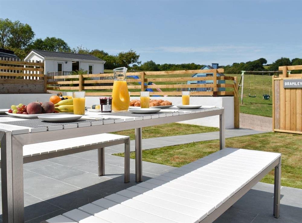 Outdoor area at Bramley, 