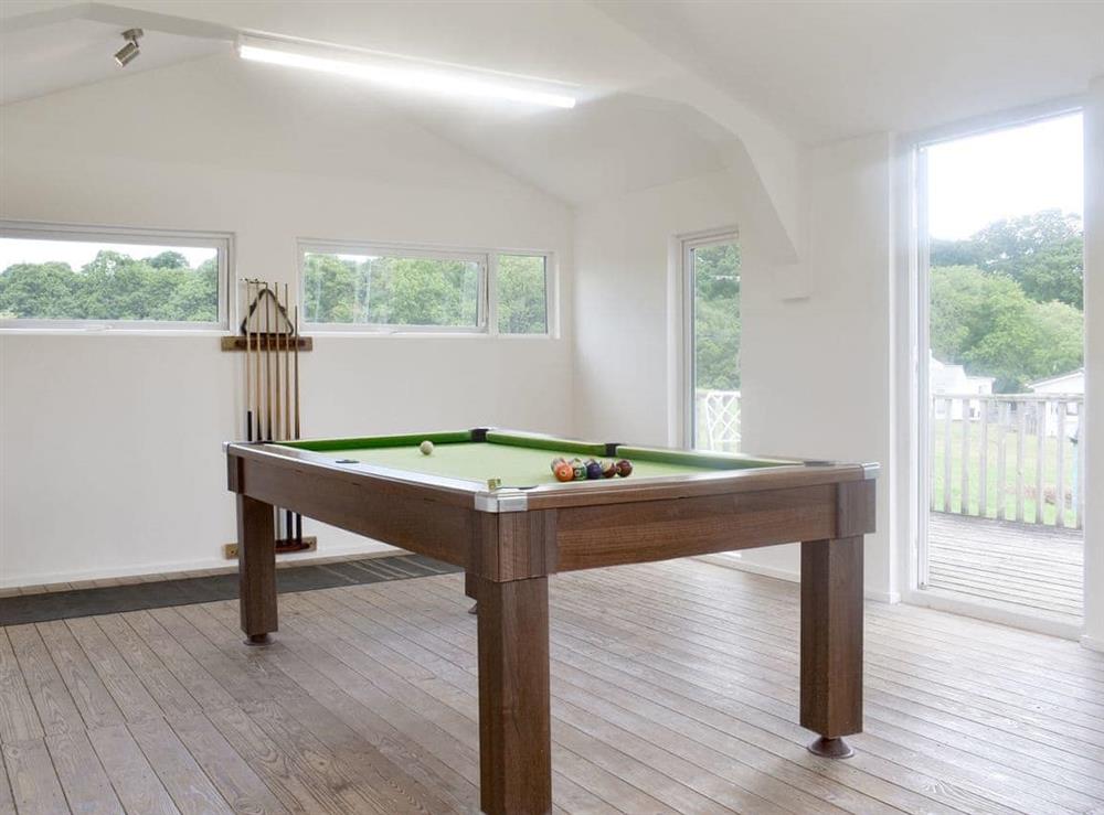 Games room at Horselake Farm Cottages: Discovery in Cheriton Bishop, Devon