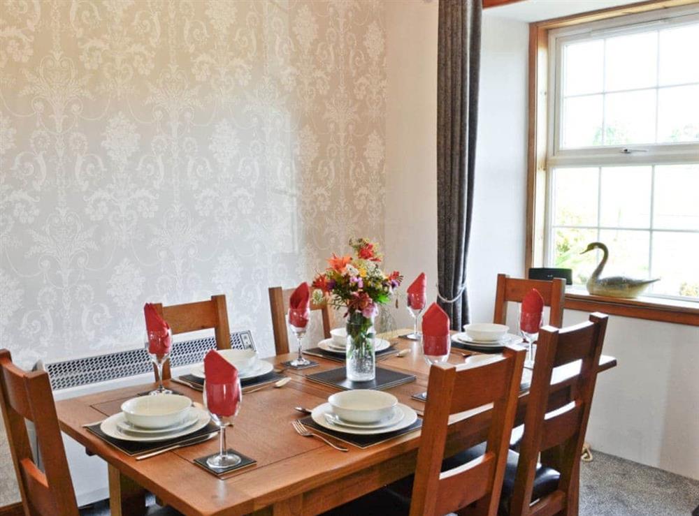 Dining Area at Horsepark Cottage in Gatehouse of Fleet, Kirkcudbrightshire