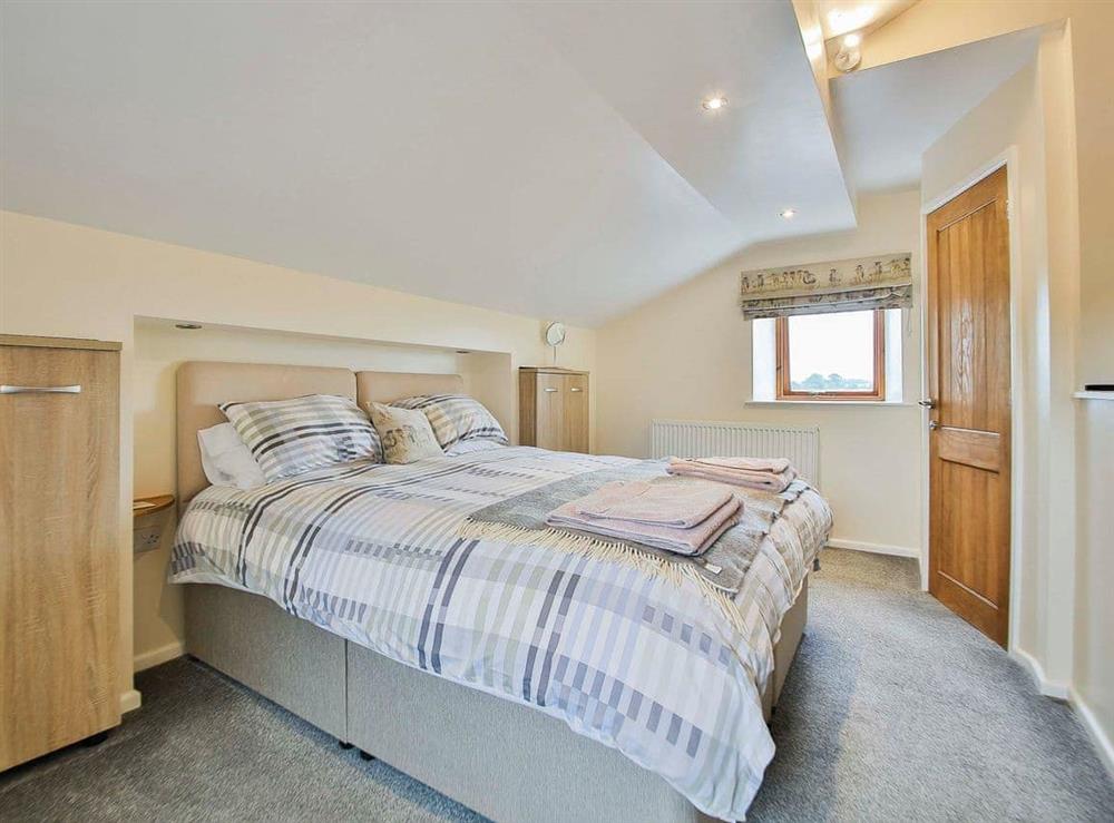 Cosy and romantic double bedroom at Horseshoe Cottage in Sawley, near Clitheroe, Lancashire