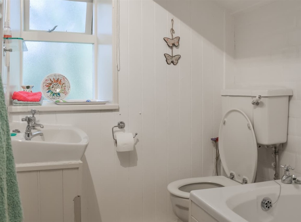 Bathroom at Horseshoe Cottage in Starbotton, North Yorkshire