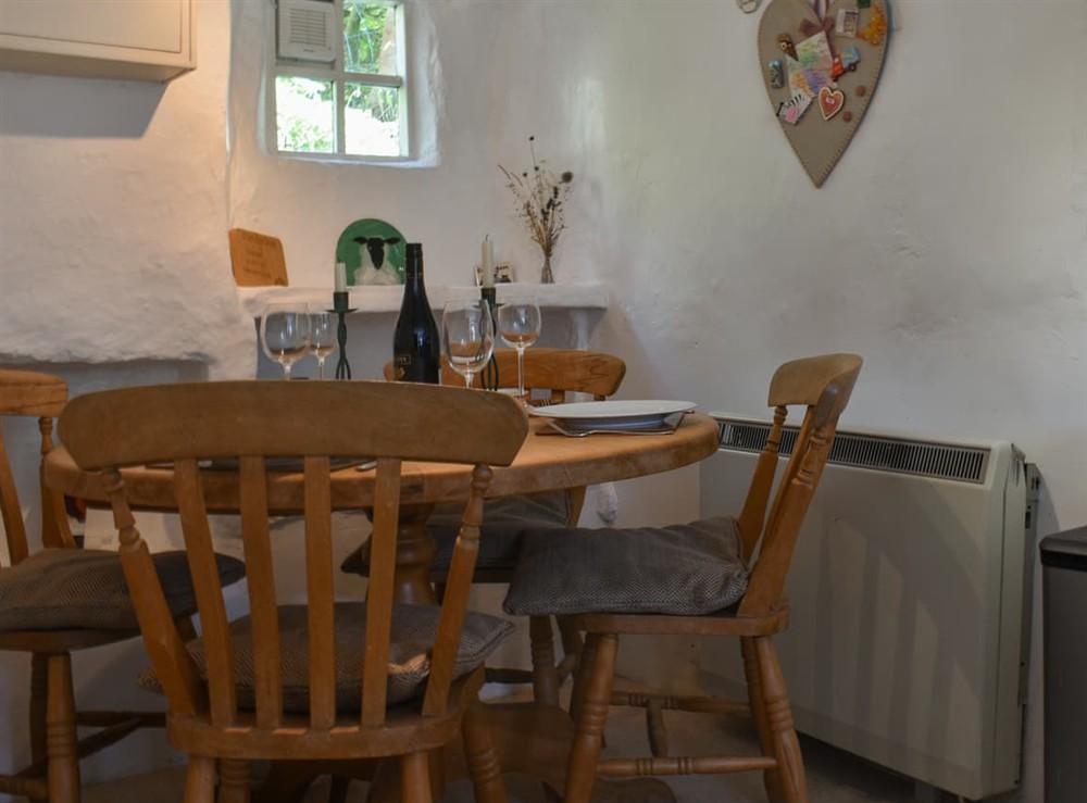 Dining Area at Horseshoe Cottage in Starbotton, North Yorkshire