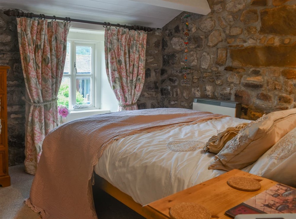 Double bedroom at Horseshoe Cottage in Starbotton, North Yorkshire