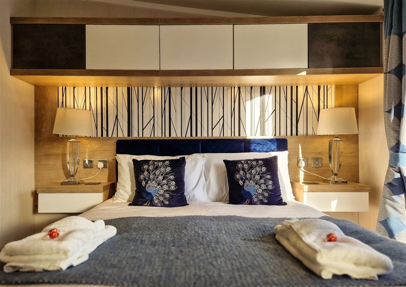 A bedroom in Hotchkin Lodge at Hotchkin Lodge, Woodhall Spa