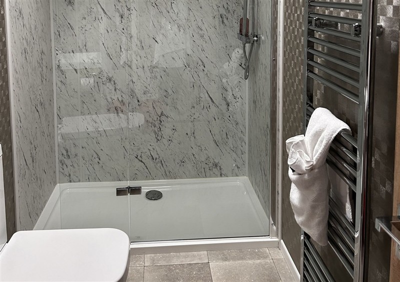 Bathroom at Hotchkin Lodge, Woodhall Spa