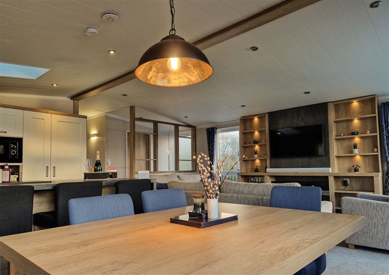 The dining area at Hotchkin Lodge, Woodhall Spa