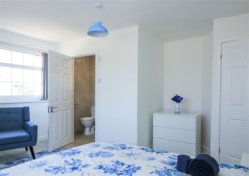 One of the 3 bedrooms at Hougoumont Cottage, Millbrook