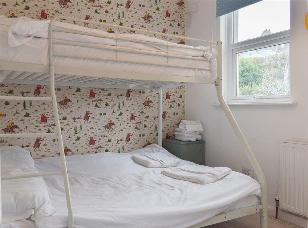 Bunk bedroom at Houndsfield in Ilfracombe, Devon