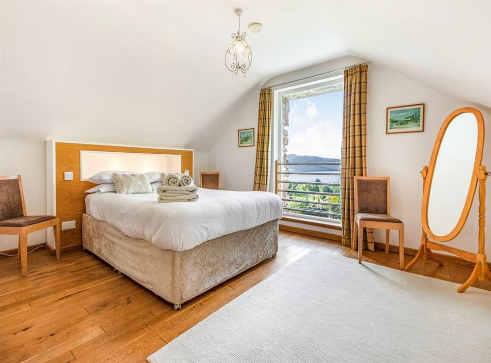 Double bedroom at House by the Loch in Loch Duntelchaig, near Inverness, Inverness-Shire
