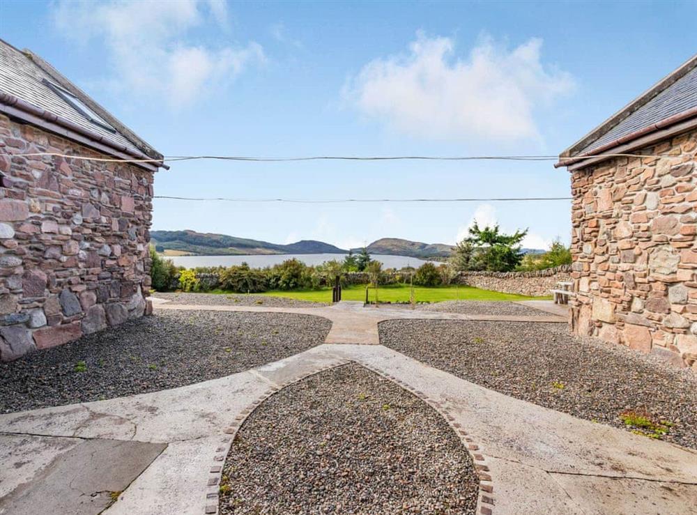 Outdoor area at House by the Loch in Loch Duntelchaig, near Inverness, Inverness-Shire