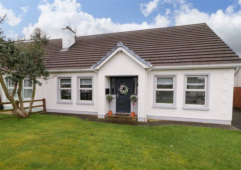 Enjoy the garden at House by the Sea, Glenariffe near Waterfoot