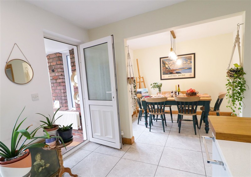 The dining room at House by the Sea, Glenariffe near Waterfoot