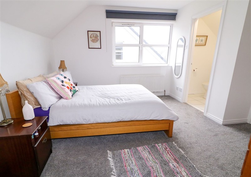 This is a bedroom at House by the Sea, Glenariffe near Waterfoot