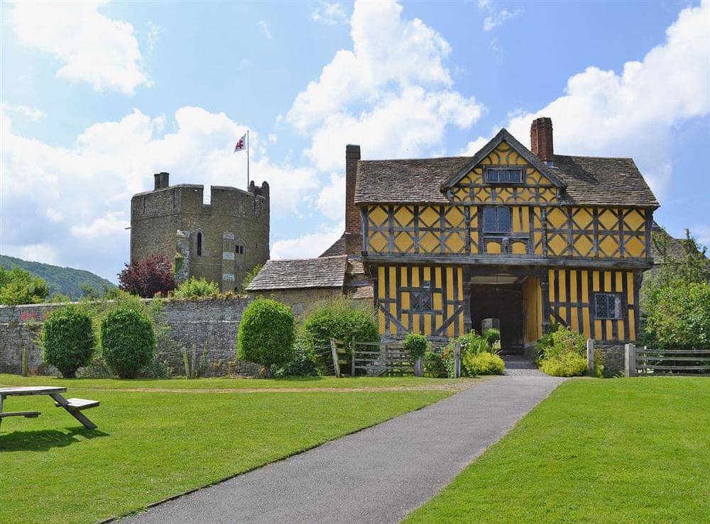 Stokesay Castle at House in Halford, near Craven Arms, Shropshire