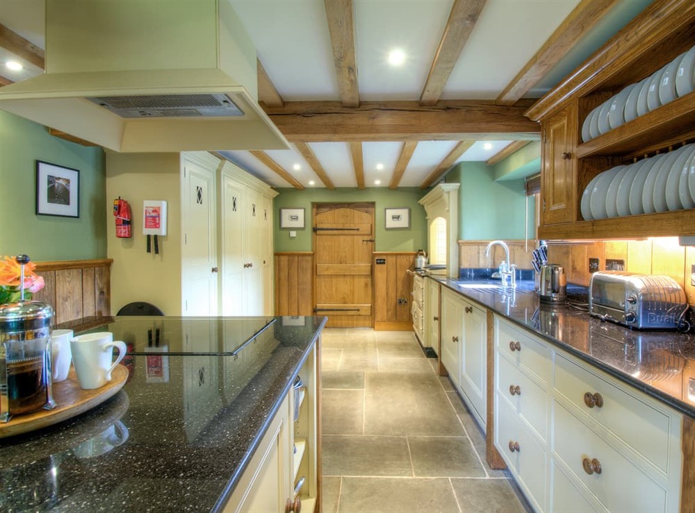 Kitchen area at House in the Hills in Near Hay-on-Wye, Powys