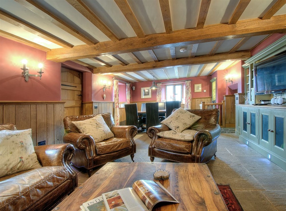 Living area at House in the Hills in Near Hay-on-Wye, Powys