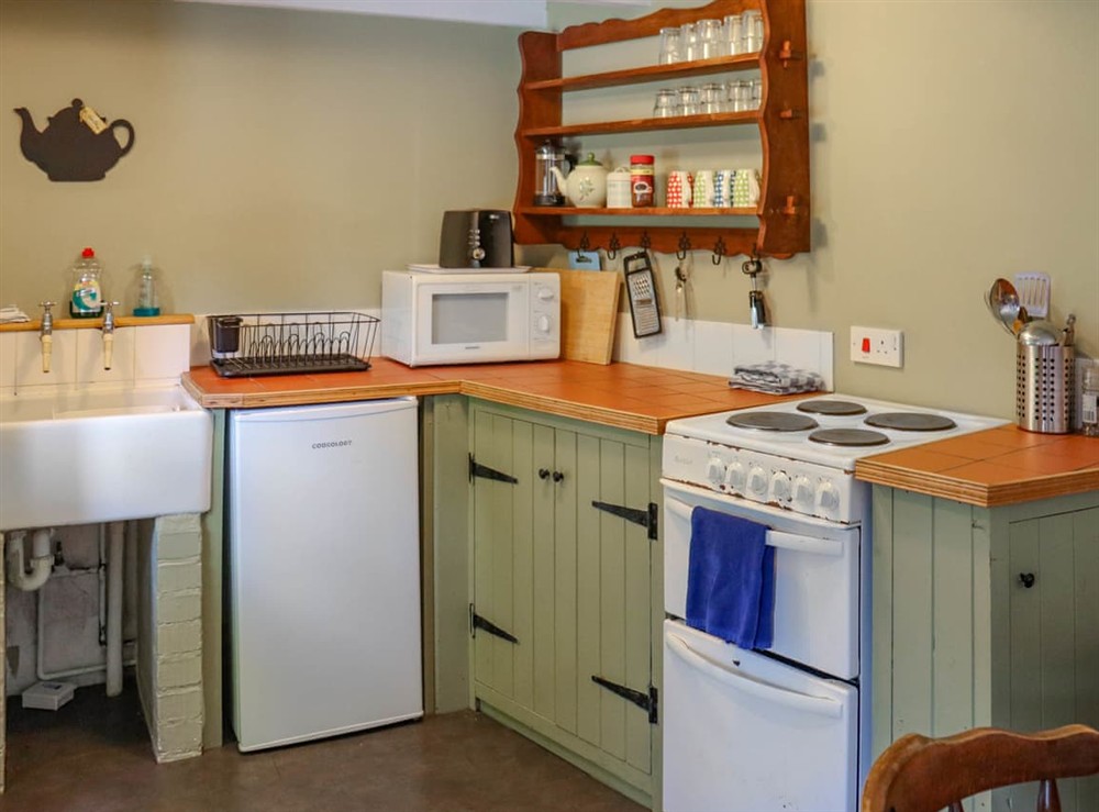 Kitchen area at House Martin in Fishguard, Dyfed
