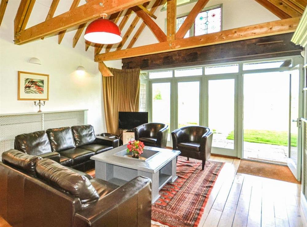 The living area at House on the Brooks in Pulborough, West Sussex