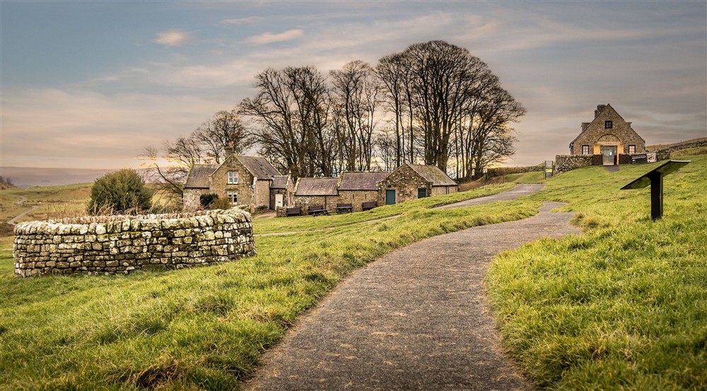 Housesteads and the neighbouring museum, Northumberland at Housesteads in Hexham, Northumberland