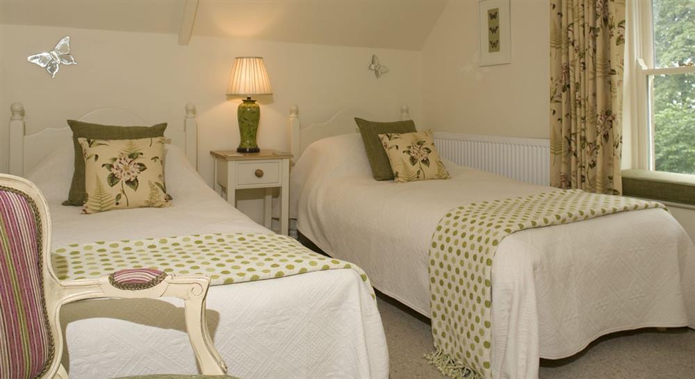 The twin bedroom at Housesteads in Hexham, Northumberland