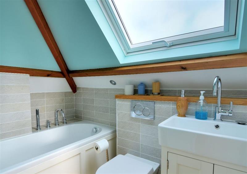The bathroom at Hove To, Lyme Regis