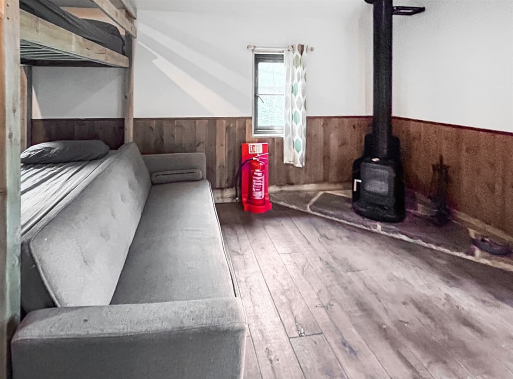 Open plan living space at Eglins Hole, 