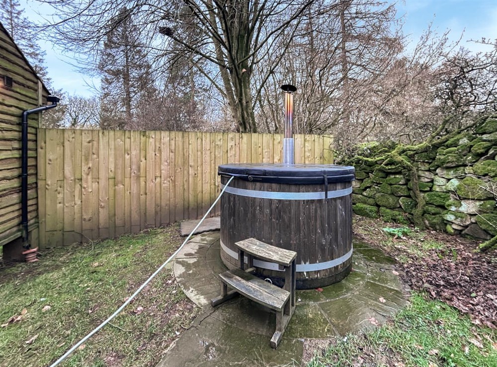 Hot tub at Low Eglins, 