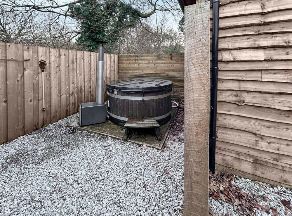 Hot tub at Pheasant View, 