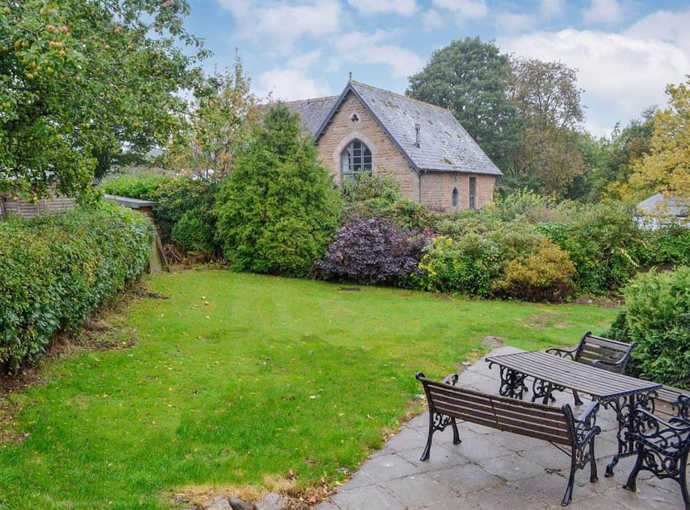Garden at Howbeck Cottage in Hesket Newmarket, near Wigton, Cumbria