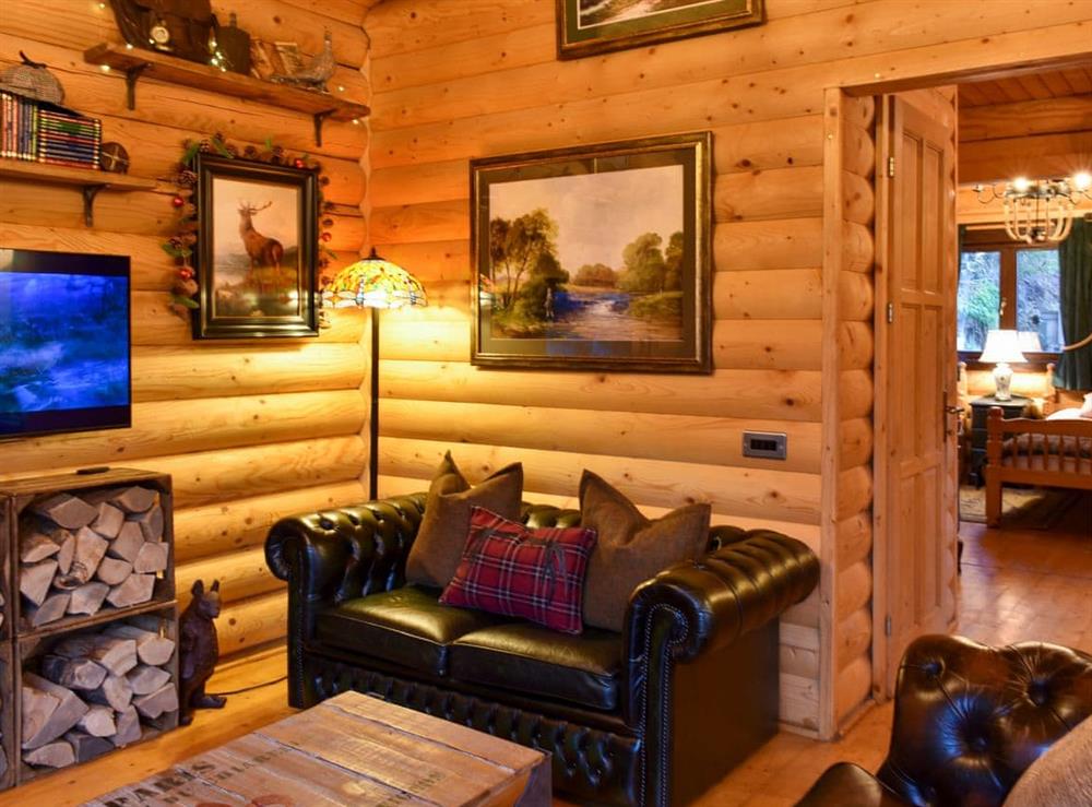 Living room (photo 2) at Howburn Log Cabin in Melkridge, Northumberland